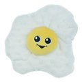 Chompers Food Junkeez Fried Egg Plush Dog Toy Small ZD2182 12 16